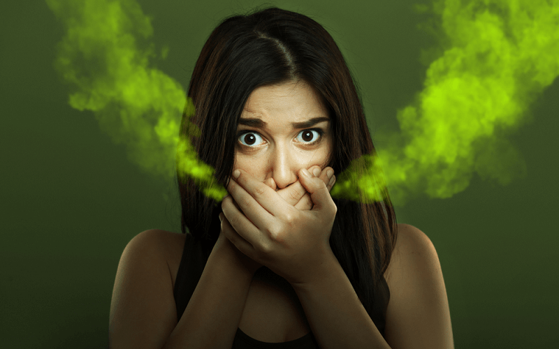 口臭は病理的口臭と生理的口臭に分けられる