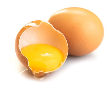 レシチンを多く含む卵黄画像
